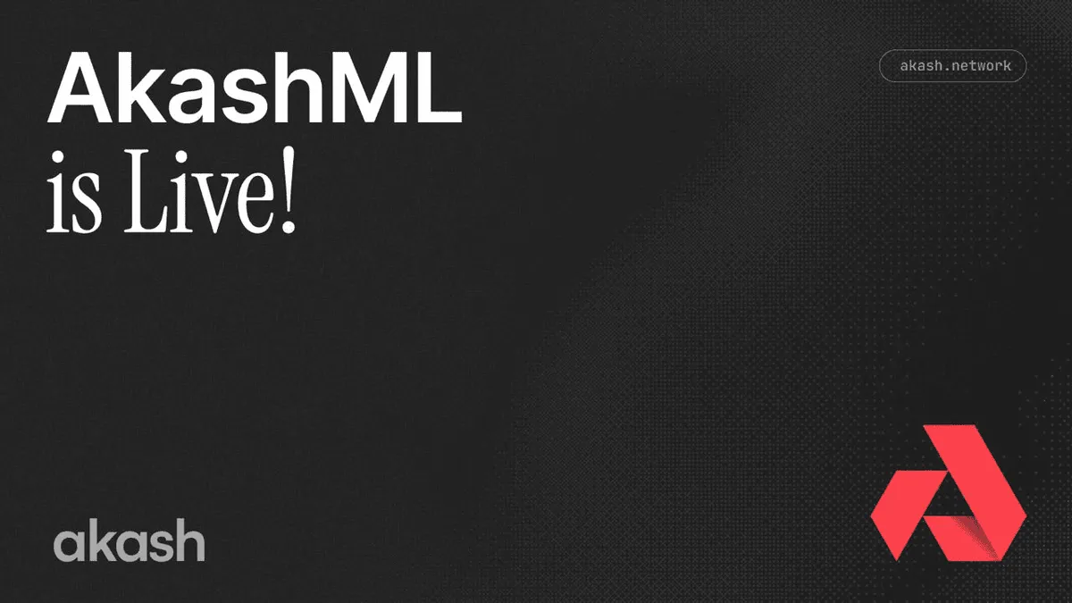 banner image for the post AkashML: Managed AI Inference on the Decentralized Supercloud