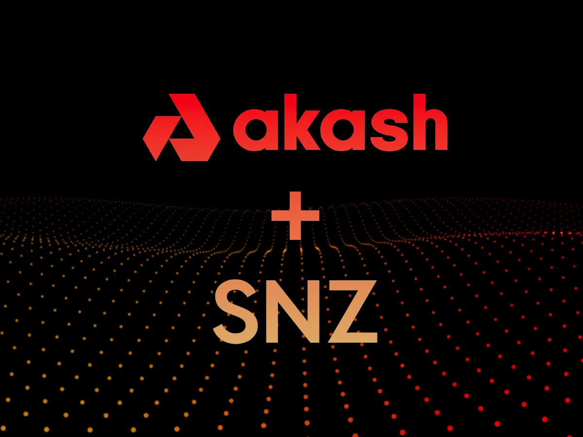 banner image for the post SNZ Joins Akash Network’s Unstoppable Cloud
